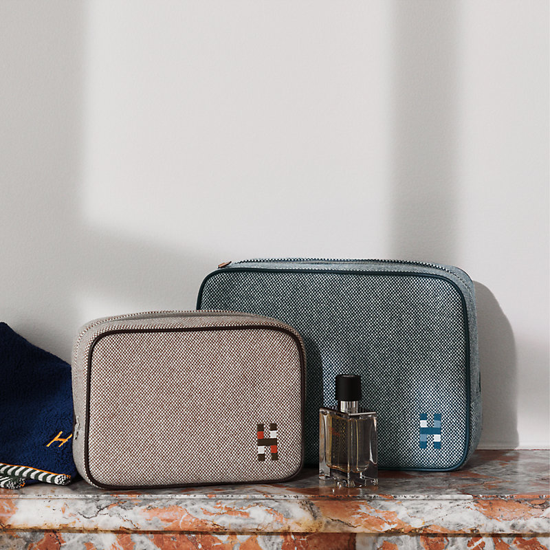 Chapitre H Cavalier case, small model - Brown | Hermès USA